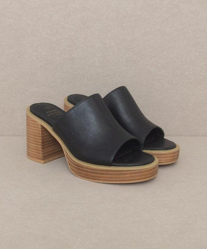 Oasis Society Camille - Platform Slide Heel - SHANKARA CHÉRIE