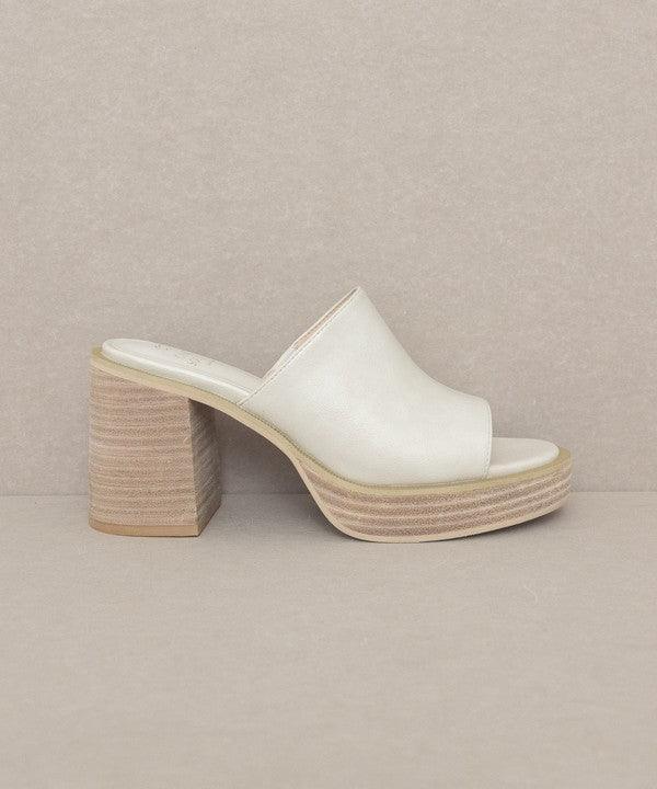 Oasis Society Camille - Platform Slide Heel - SHANKARA CHÉRIE