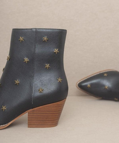 OASIS SOCIETY Ivanna - Star Studded Western Boots - SHANKARA CHÉRIE