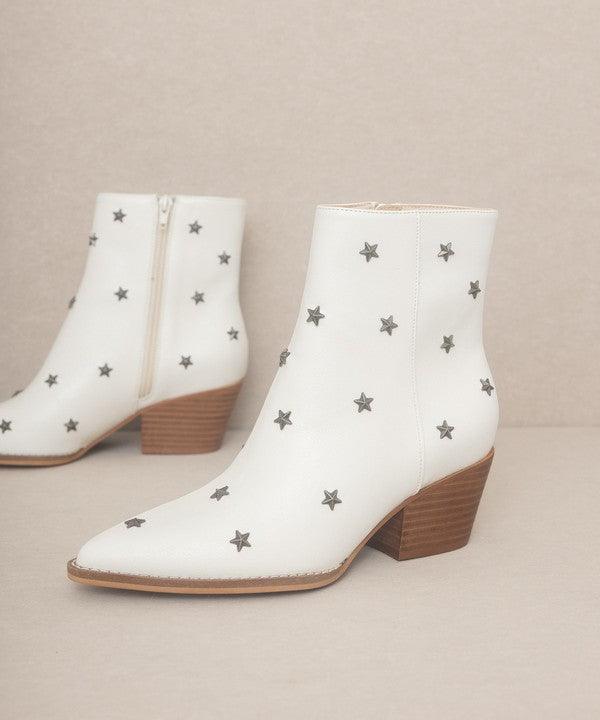 OASIS SOCIETY Ivanna - Star Studded Western Boots - SHANKARA CHÉRIE