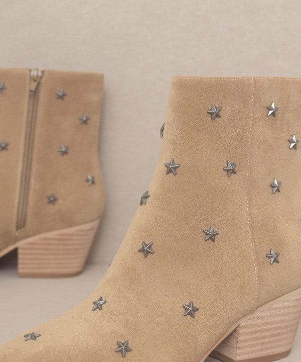 OASIS SOCIETY Ivanna - Star Studded Western Boots - SHANKARA CHÉRIE