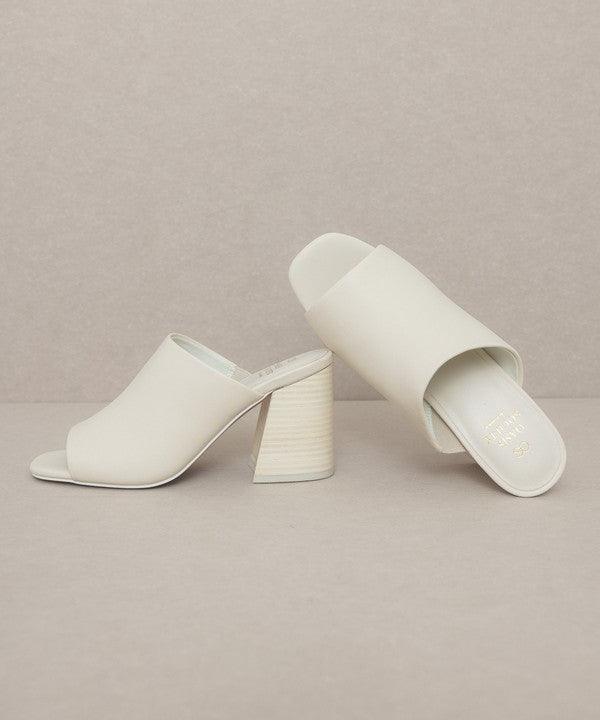 Oasis Society Kathleen - Block Heel Slides - SHANKARA CHÉRIE