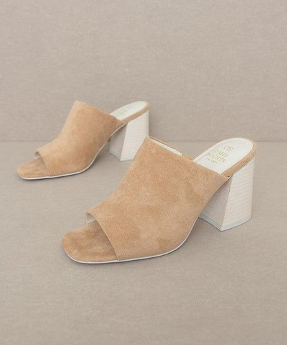 Oasis Society Kathleen - Block Heel Slides - SHANKARA CHÉRIE