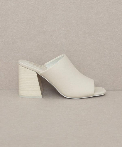 Oasis Society Kathleen - Block Heel Slides - SHANKARA CHÉRIE