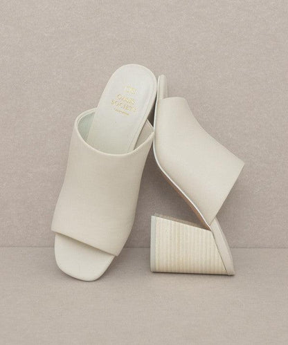 Oasis Society Kathleen - Block Heel Slides - SHANKARA CHÉRIE