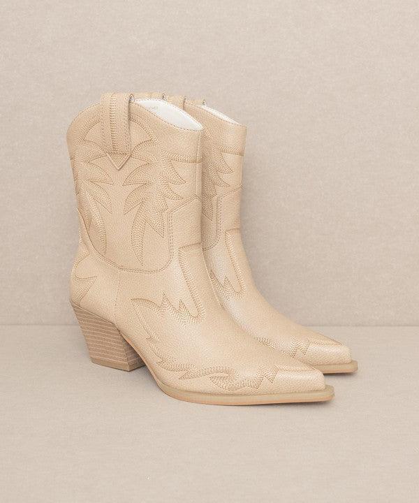 OASIS SOCIETY Nantes - Embroidered Cowboy Boots - SHANKARA CHÉRIE