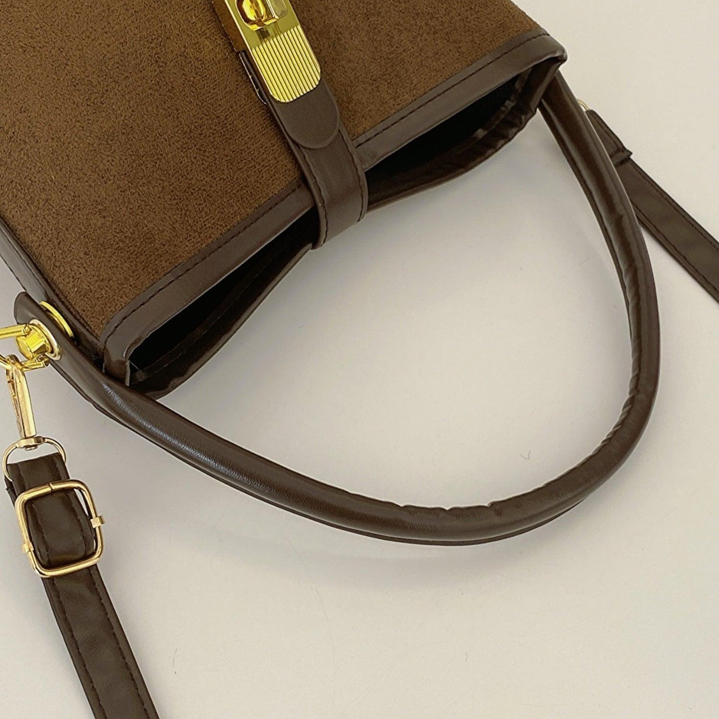 PU Leather Bucket Crossbody Bag - SHANKARA CHÉRIE