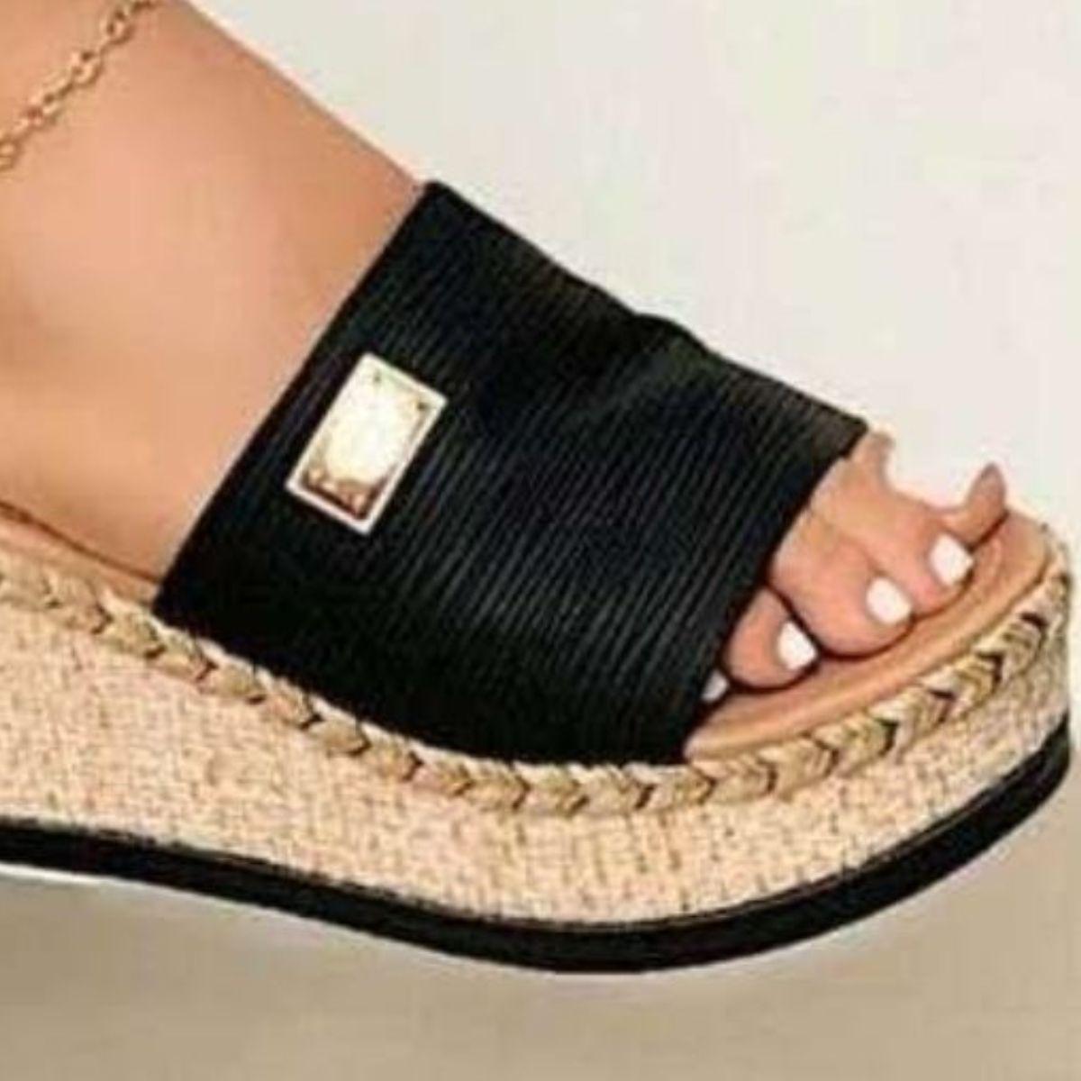 PU Leather Open Toe Sandals.