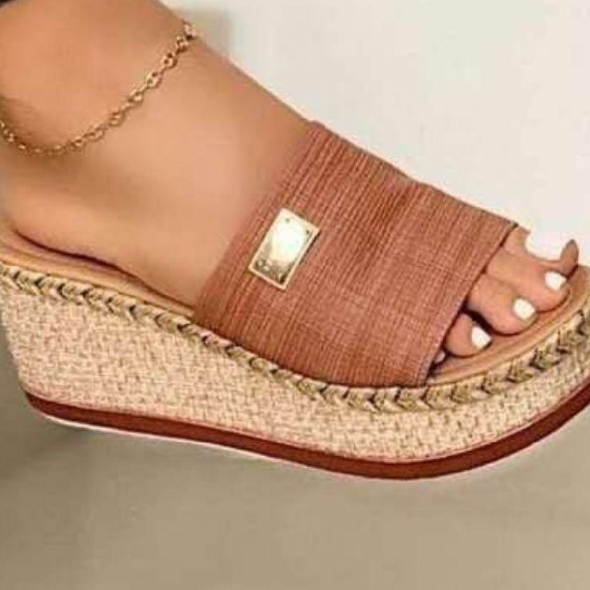 PU Leather Open Toe Sandals.