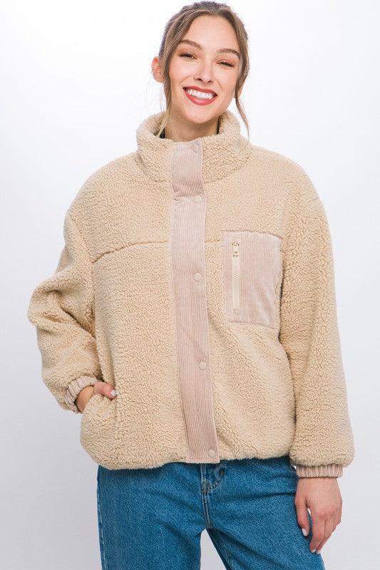 Sherpa Puffer Jacket - SHANKARA CHÉRIE