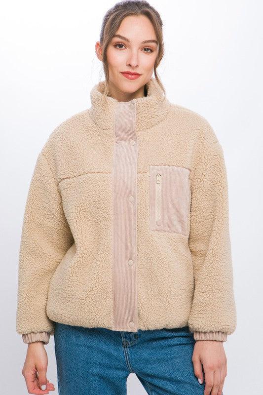 Sherpa Puffer Jacket - SHANKARA CHÉRIE