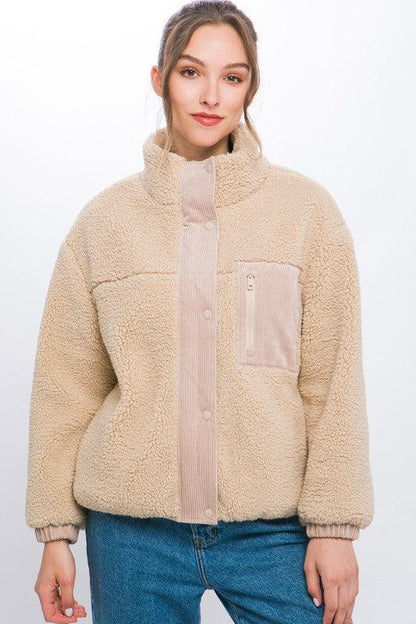 Sherpa Puffer Jacket - SHANKARA CHÉRIE