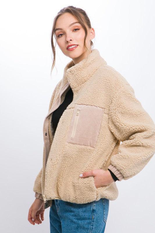 Sherpa Puffer Jacket - SHANKARA CHÉRIE