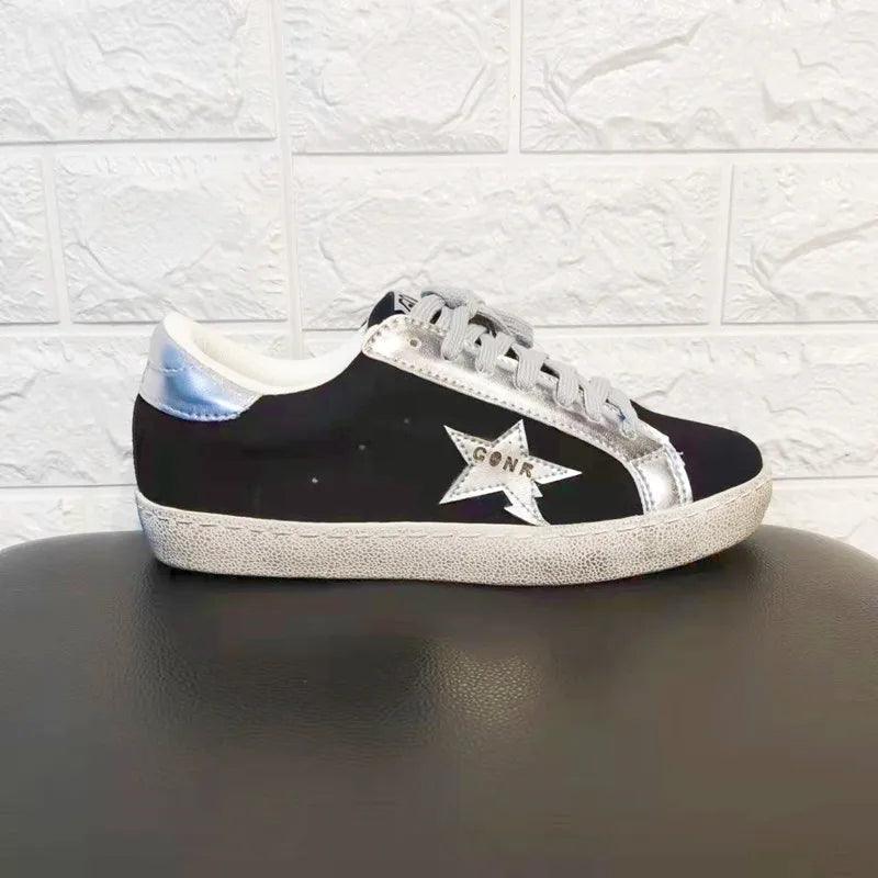 Skateboarding Sneakers Vintage Star Dirty Tennis Shoes.