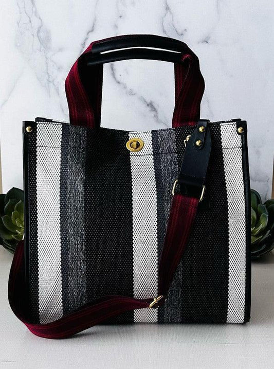 Small Stripe Tote.