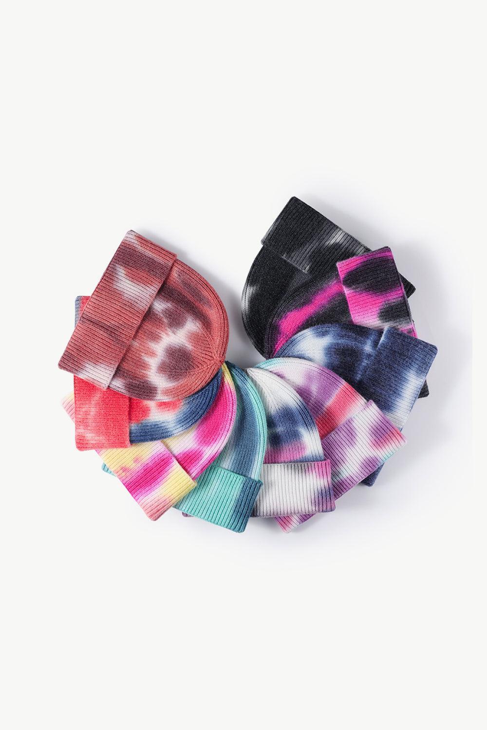 Tie-Dye Cuffed Knit Beanie - SHANKARA CHÉRIE