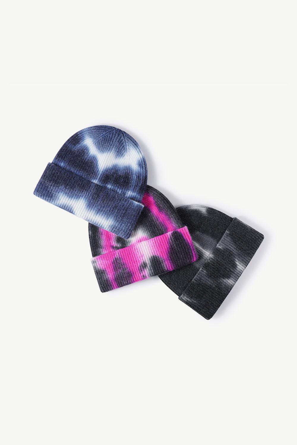 Tie-Dye Cuffed Knit Beanie - SHANKARA CHÉRIE