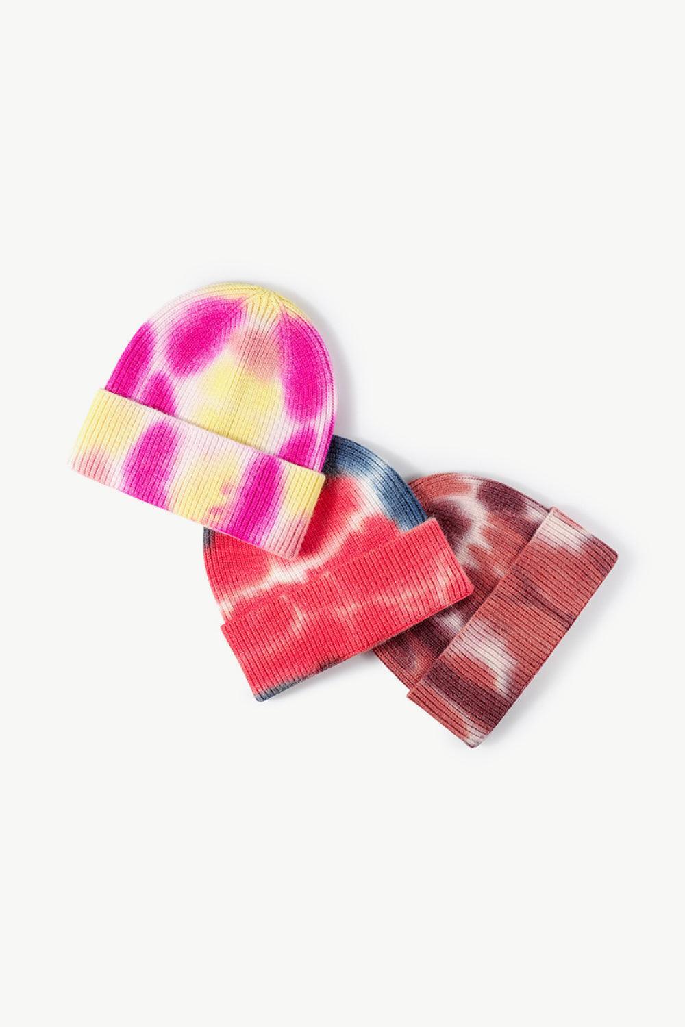 Tie-Dye Cuffed Knit Beanie - SHANKARA CHÉRIE