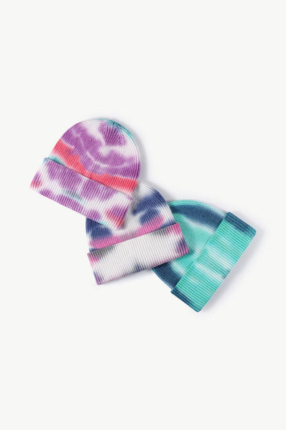 Tie-Dye Cuffed Knit Beanie - SHANKARA CHÉRIE