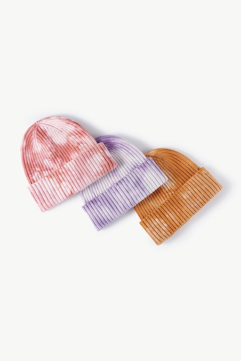 Tie-Dye Ribbed Cuffed Beanie - SHANKARA CHÉRIE