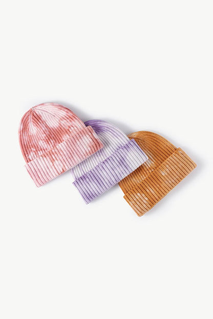 Tie-Dye Ribbed Cuffed Beanie - SHANKARA CHÉRIE