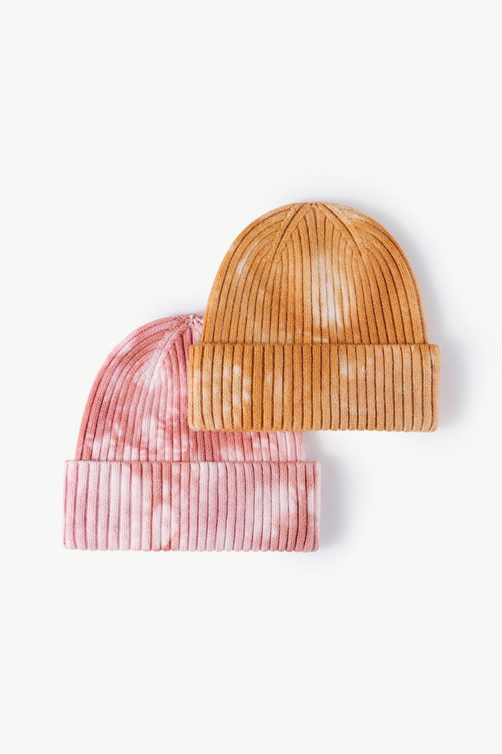 Tie-Dye Ribbed Cuffed Beanie - SHANKARA CHÉRIE