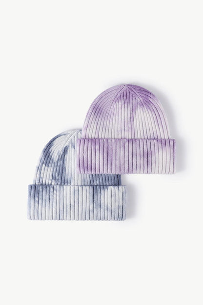 Tie-Dye Ribbed Cuffed Beanie - SHANKARA CHÉRIE