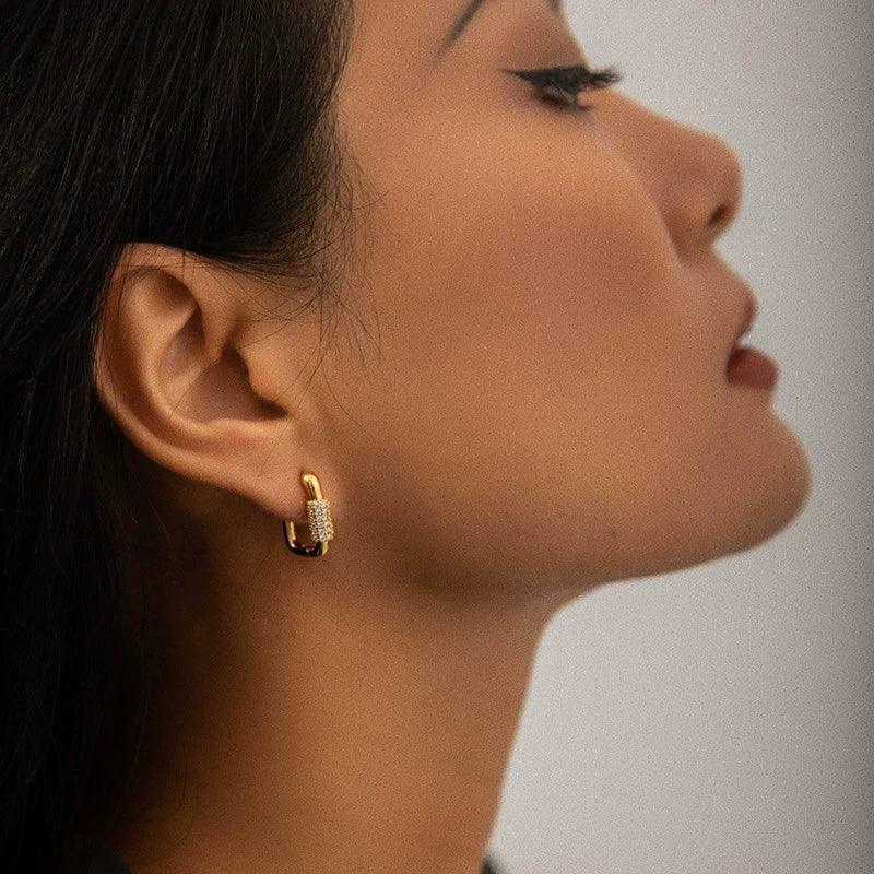 Wearring Copper Plating 18K Niche Fashion Zircon.