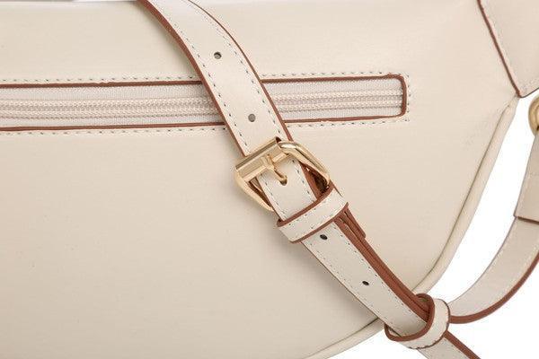 Women chic chest bag waist purse.
