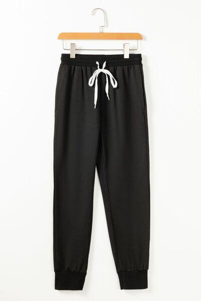 Drawstring Hoodie and Pocketed Pants Set - SHANKARA CHÉRIE