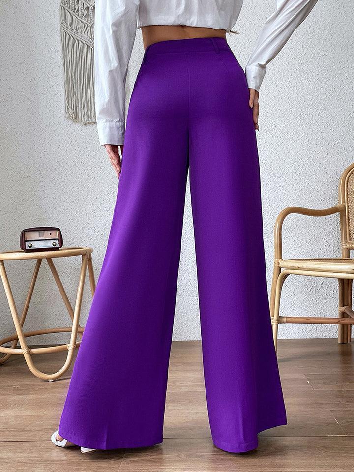 High Waist Wide Leg Pants - SHANKARA CHÉRIE