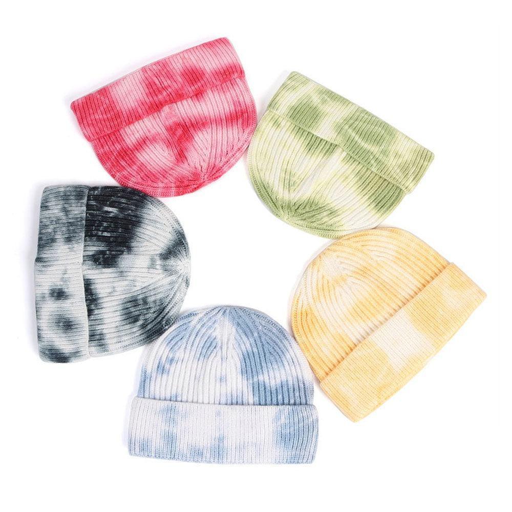 Knitted Tie Dye Cuffed Beanie - SHANKARA CHÉRIE