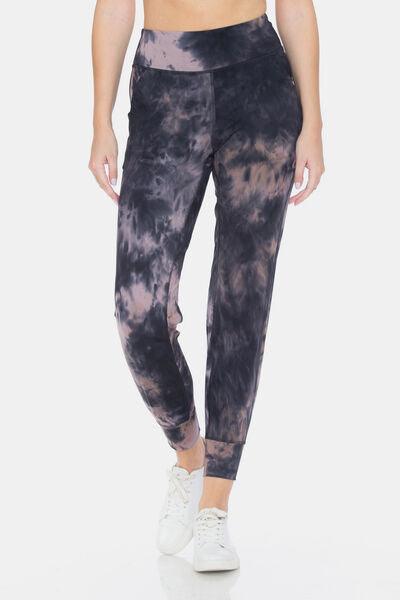 Leggings Depot Tie-Dye High Waist Cropped Leggings - SHANKARA CHÉRIE