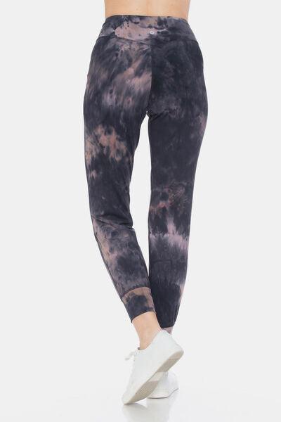 Leggings Depot Tie-Dye High Waist Cropped Leggings - SHANKARA CHÉRIE