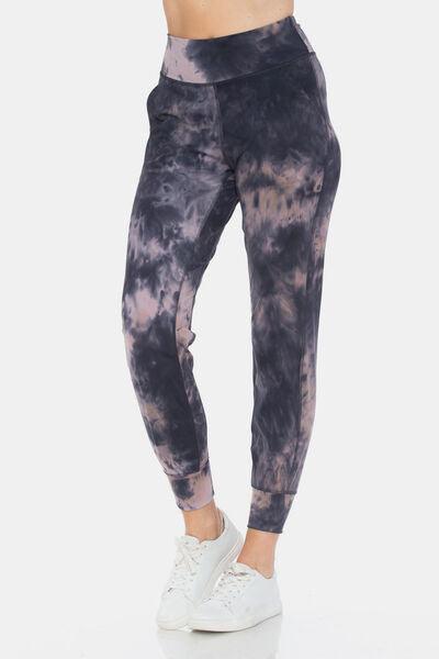 Leggings Depot Tie-Dye High Waist Cropped Leggings - SHANKARA CHÉRIE