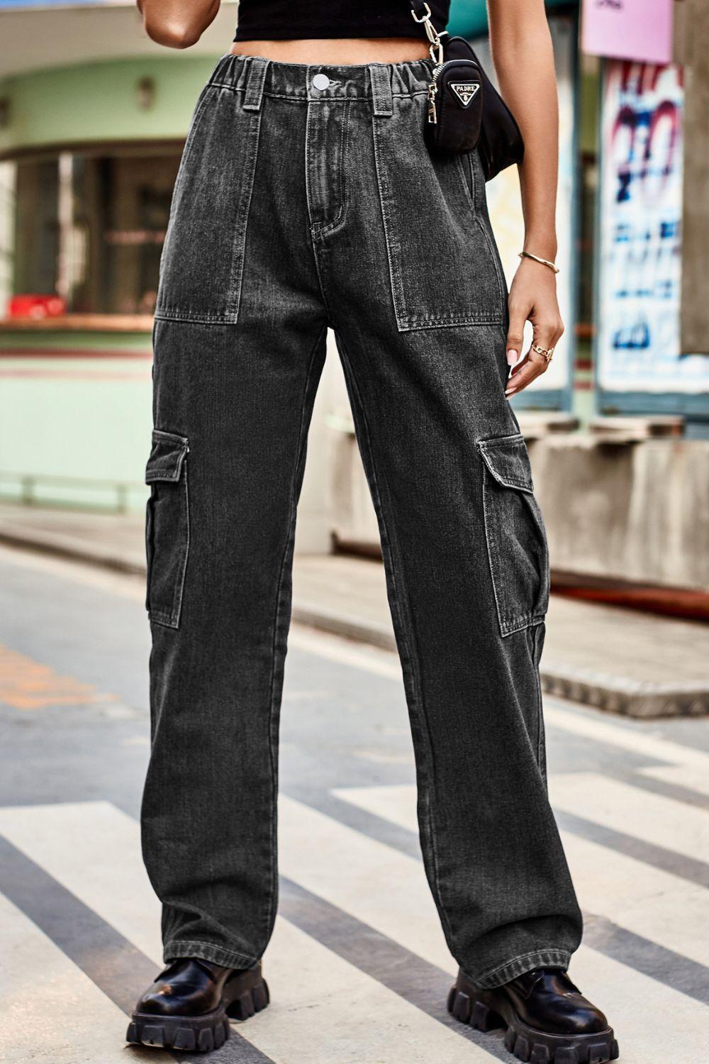 Loose Fit Long Pants with Pockets - SHANKARA CHÉRIE