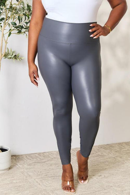 LOVEIT Full Size Wide Waistband High Waist Leggings - SHANKARA CHÉRIE