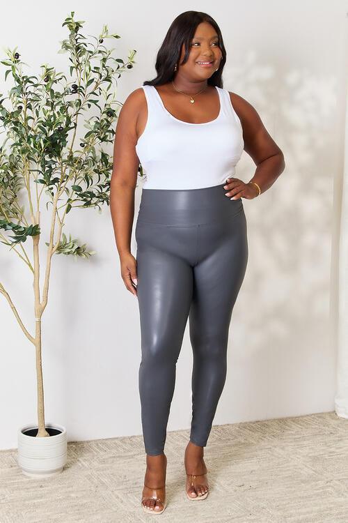 LOVEIT Full Size Wide Waistband High Waist Leggings - SHANKARA CHÉRIE