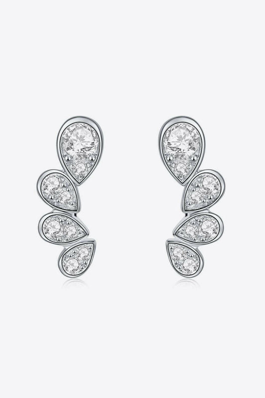 Pear Shape Moissanite Earrings - SHANKARA CHERIE