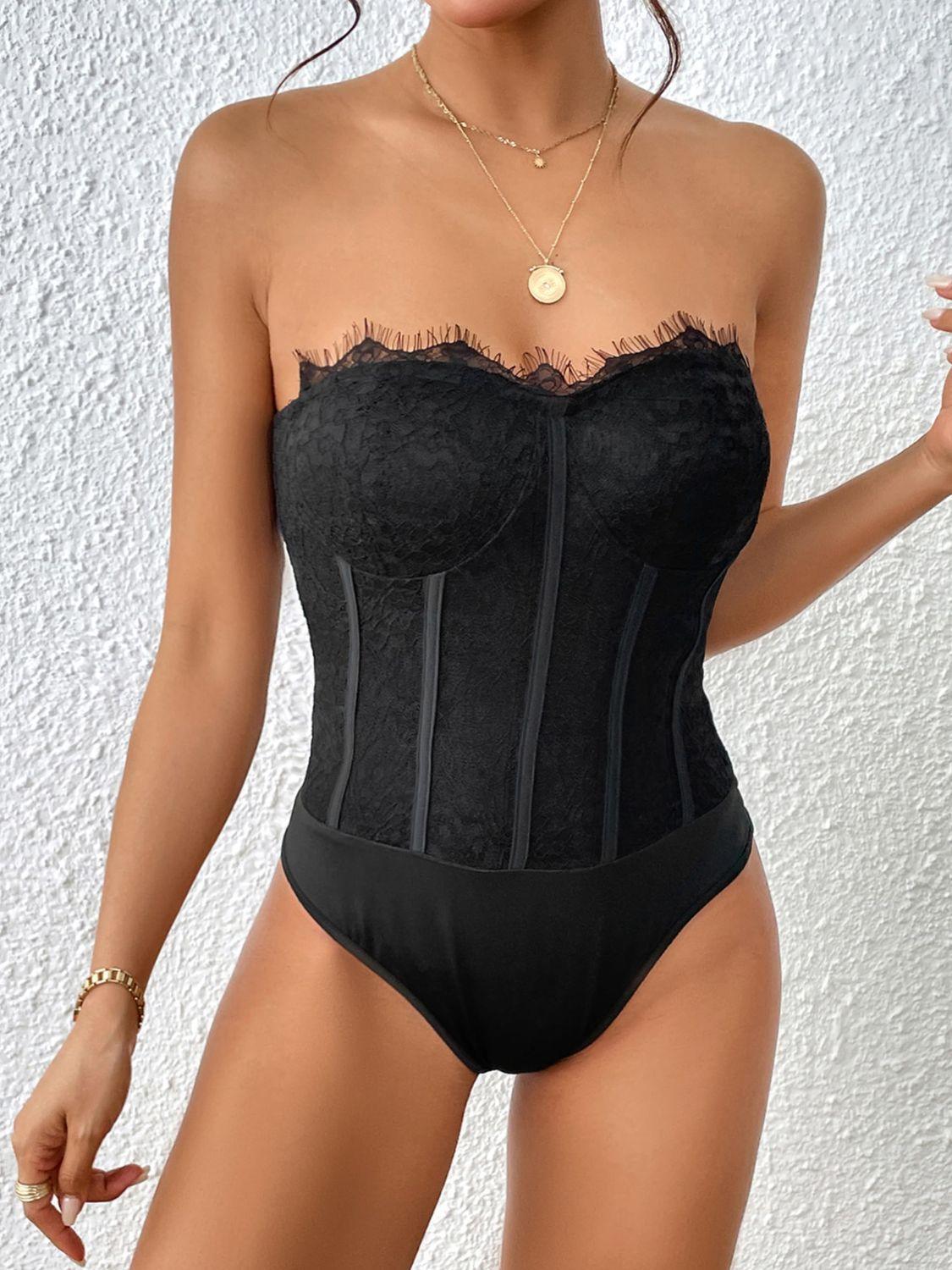 Strapless Sweetheart Neck Bodysuit - SHANKARA CHÉRIE